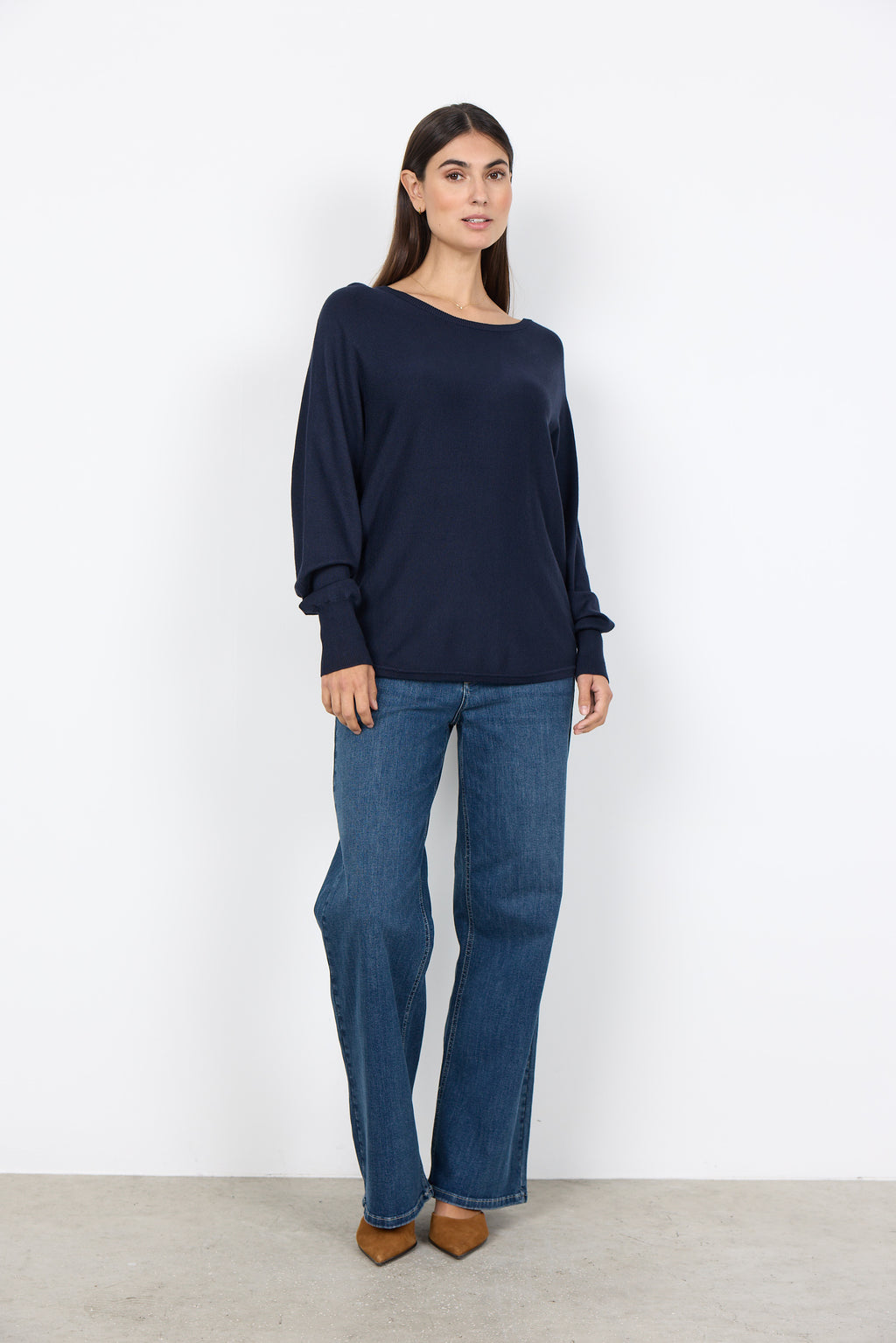 Dollie Back Button Detail Sweater