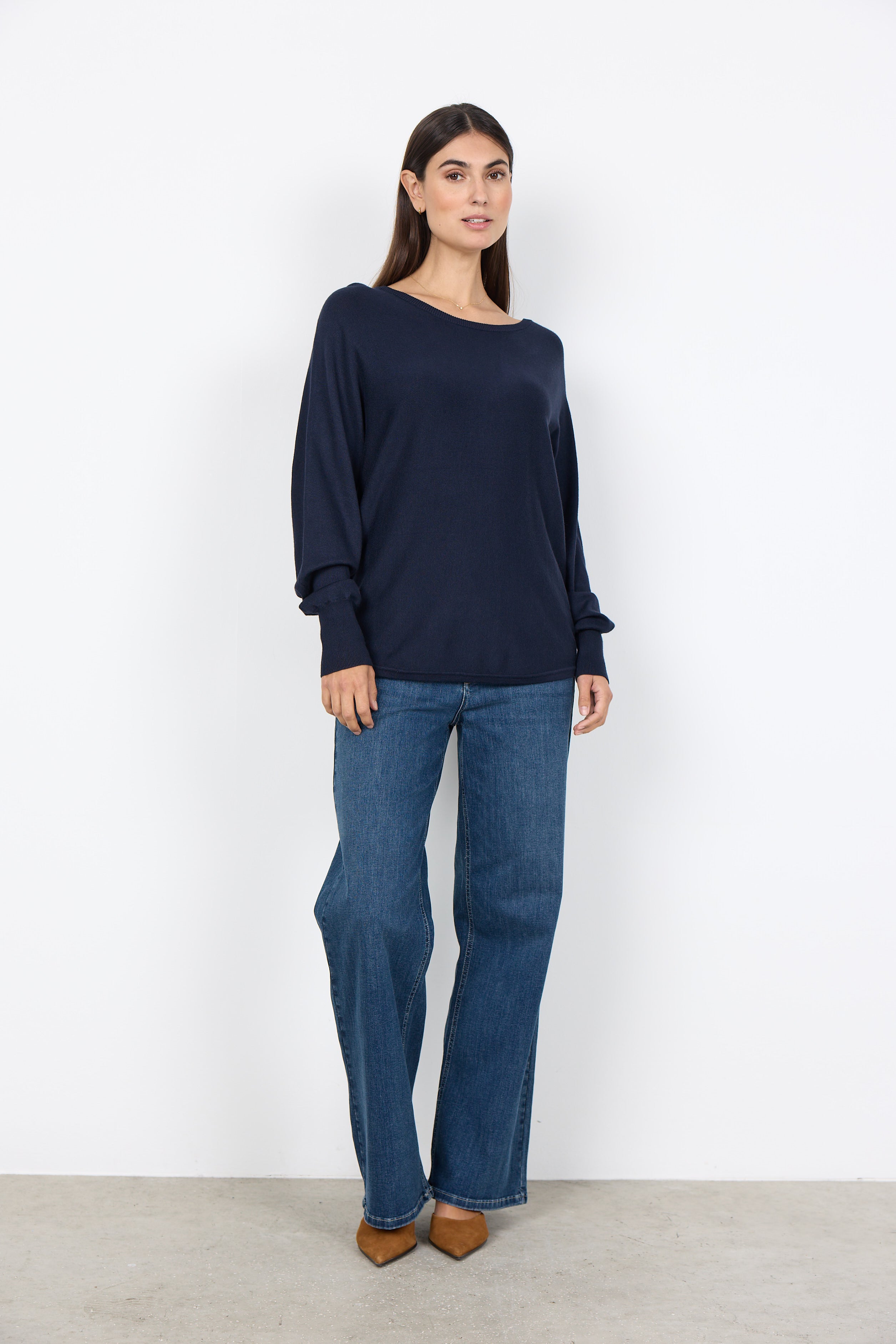 Dollie Back Button Detail Sweater