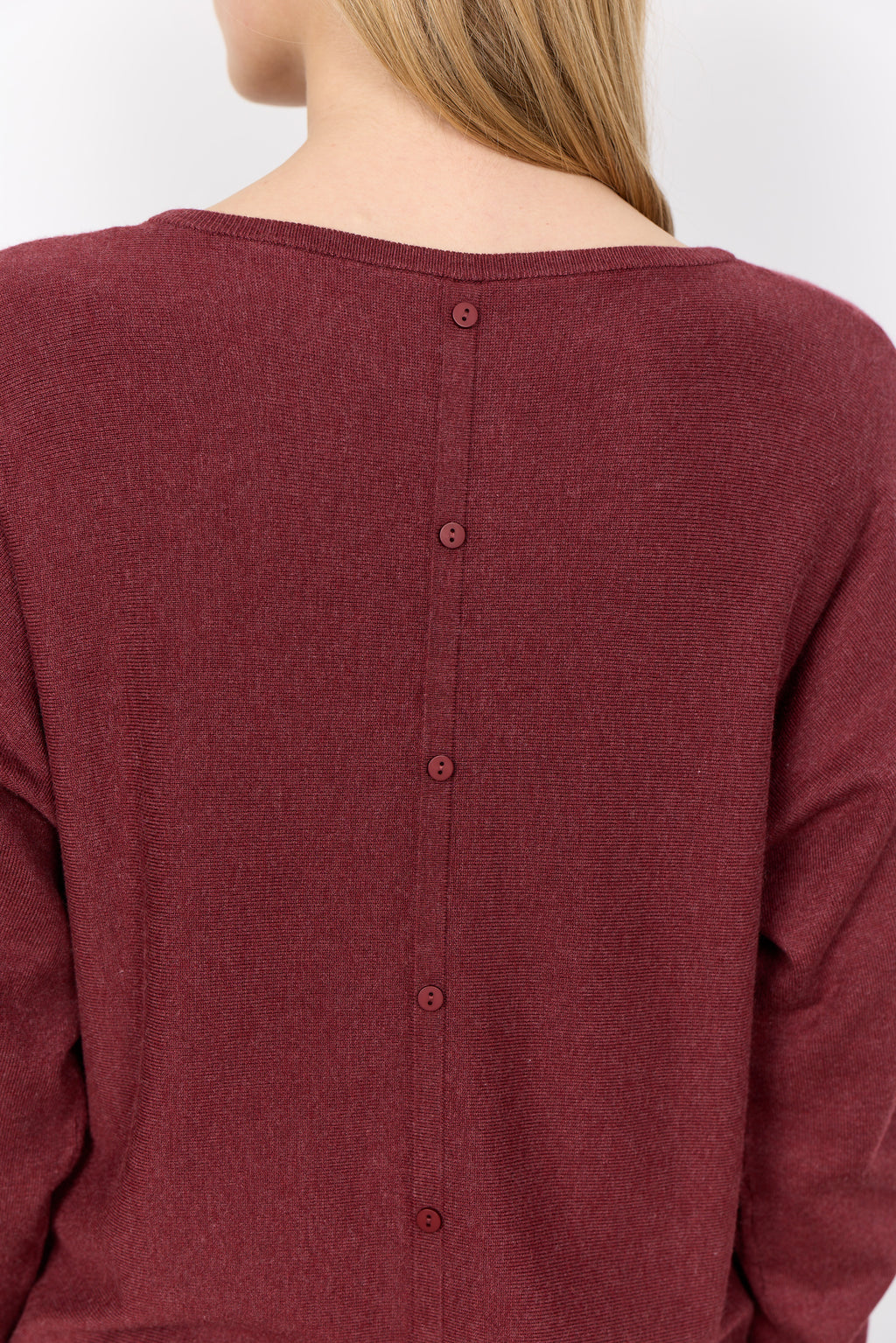 Dollie Back Button Detail Sweater