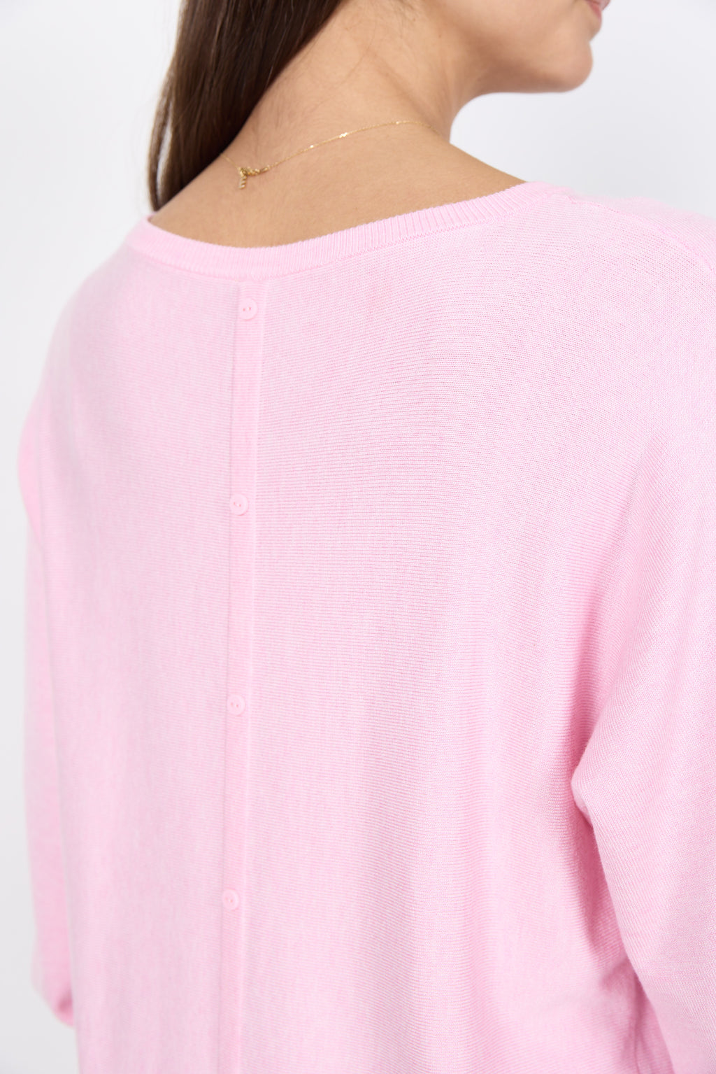 Dollie Back Button Detail Sweater