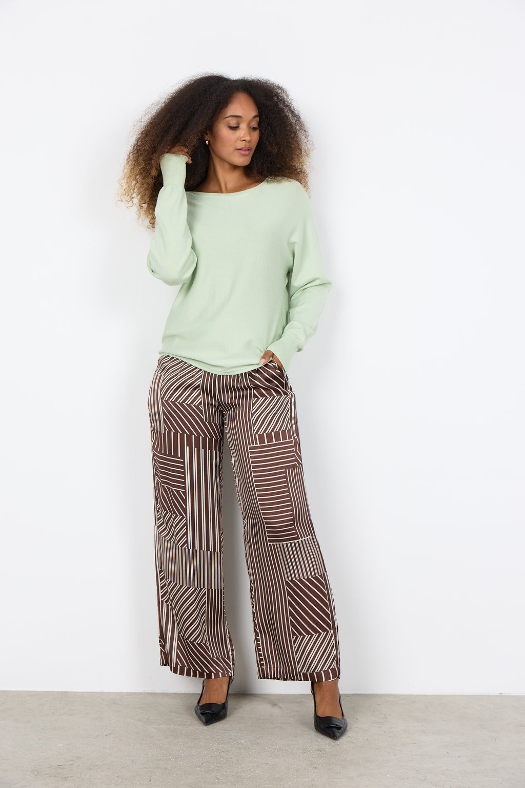 Dollie Back Button Detail Sweater