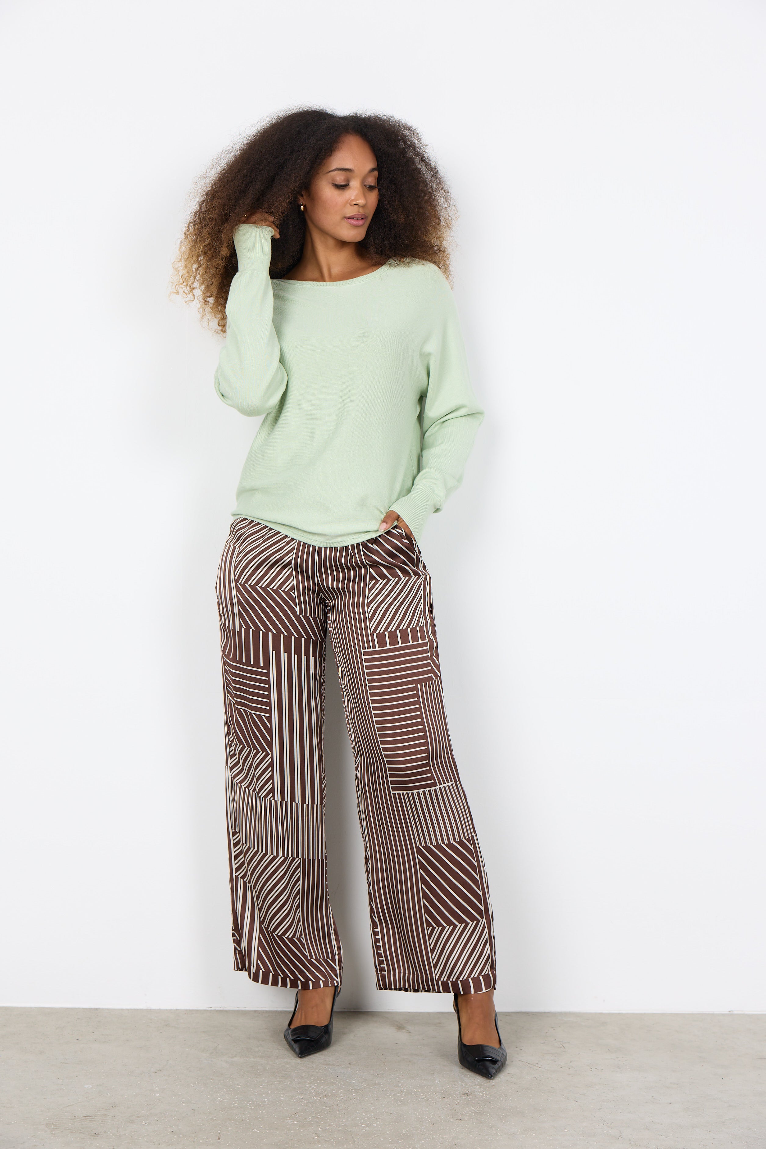 Dollie Back Button Detail Sweater