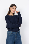 Dollie Ribbed Round Neck Pullover
