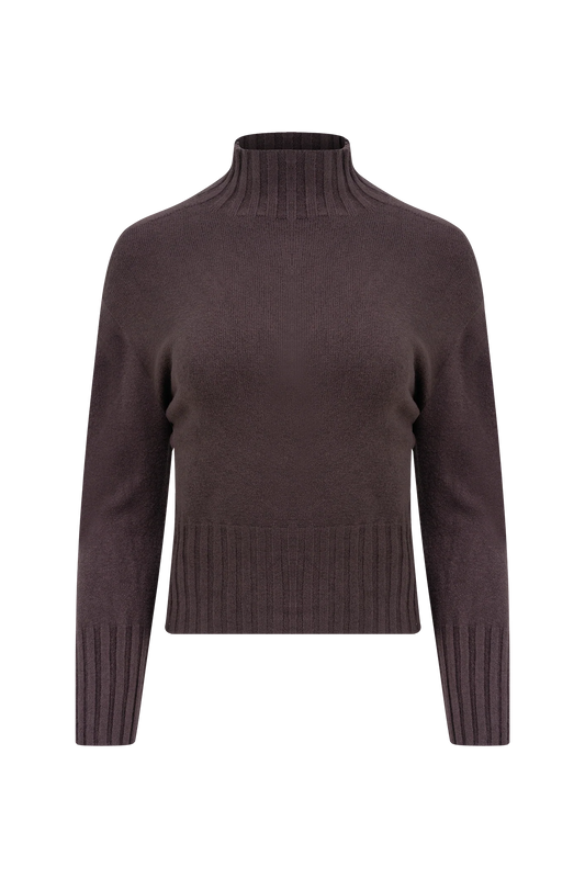 Knit Mock Neck Sweater