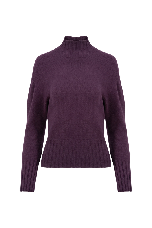 Knit Mock Neck Sweater