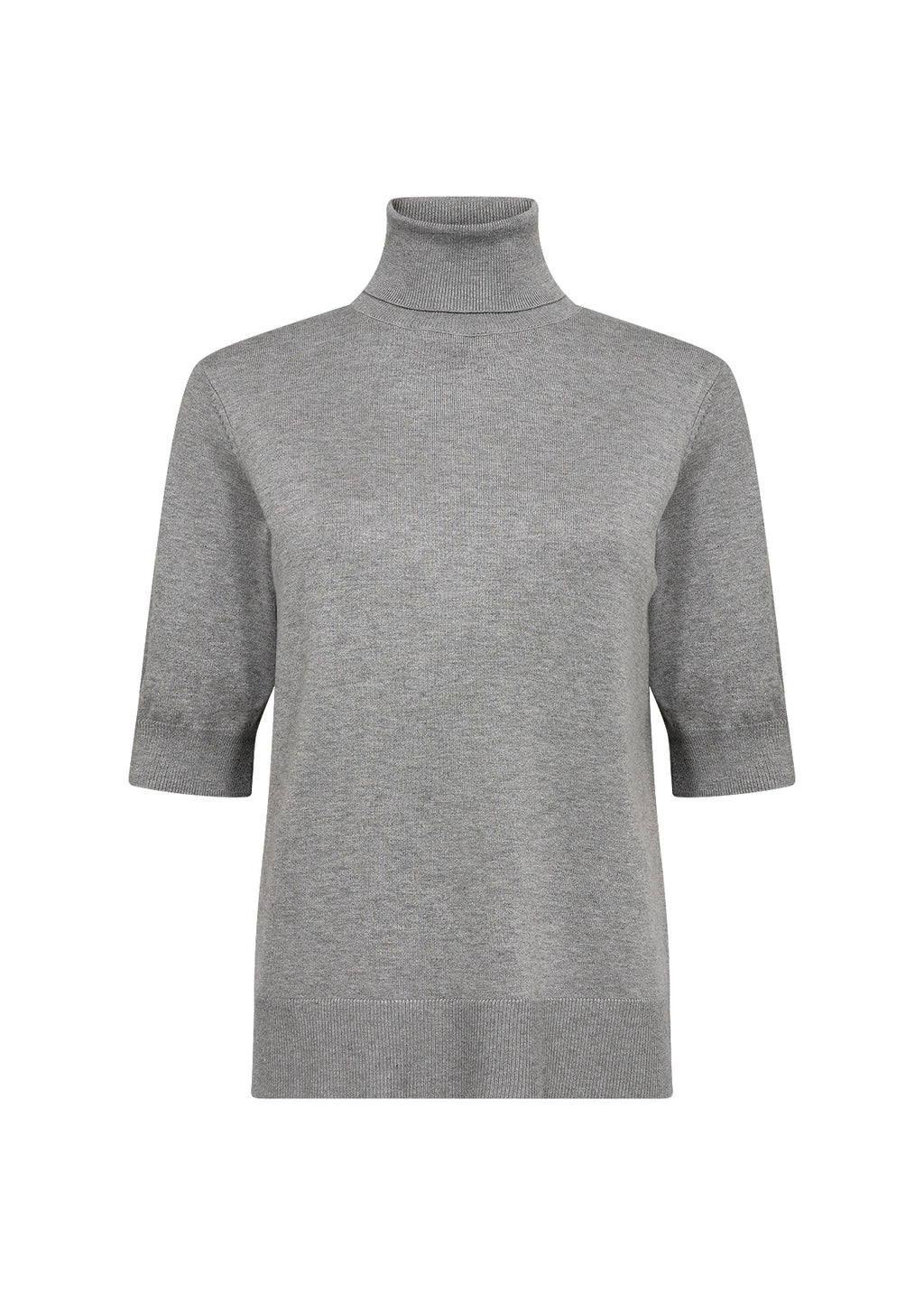 Short Sleeve Turtleneck Top