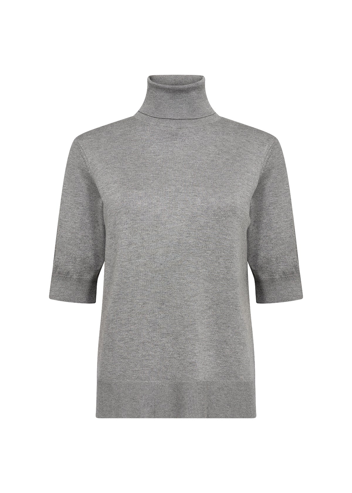 Short Sleeve Turtleneck Top