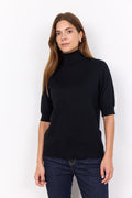 Dollie Short Sleeve Turtle Neck Top