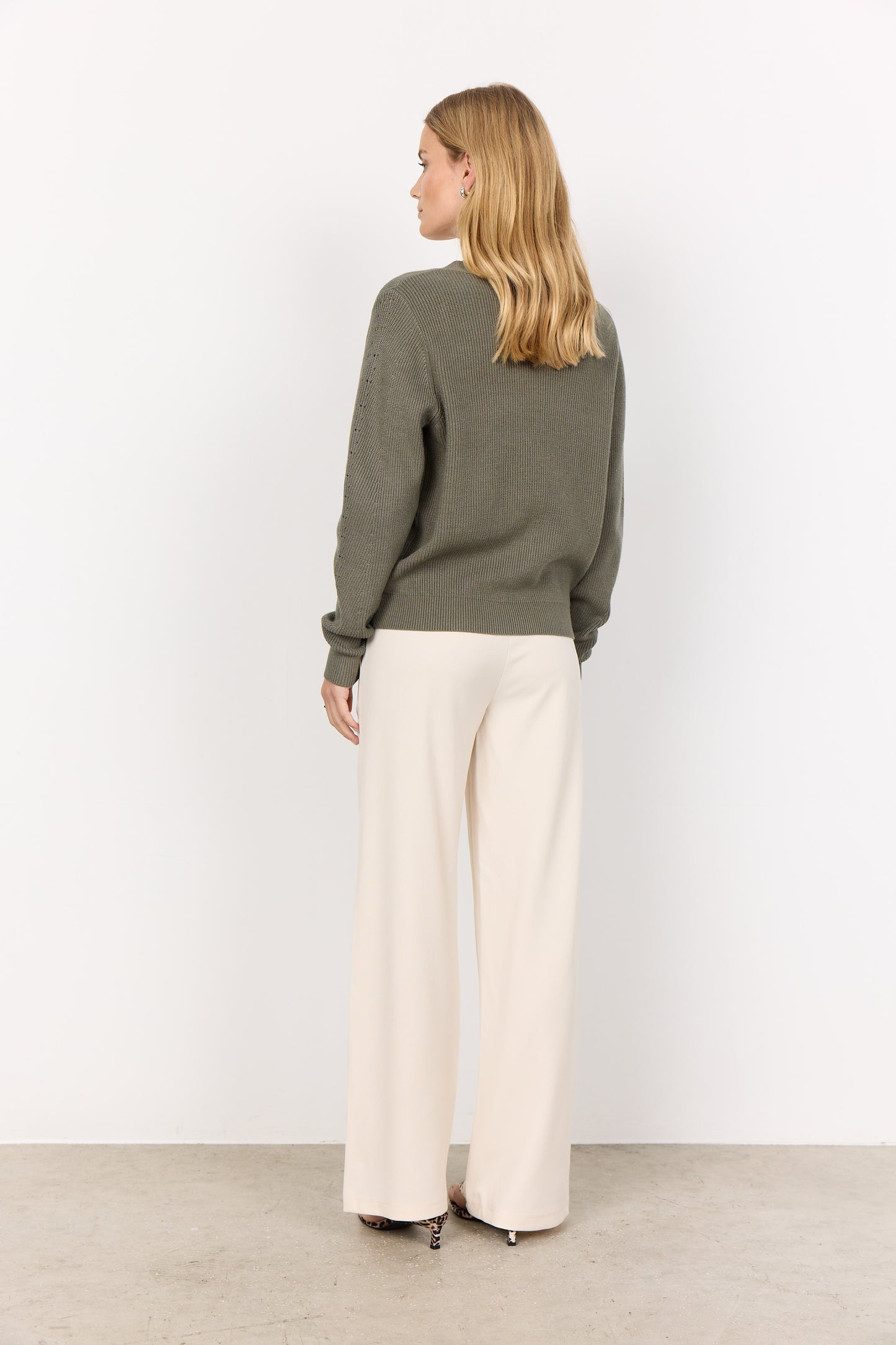 Kanita Button Front V-Neck Cardigan