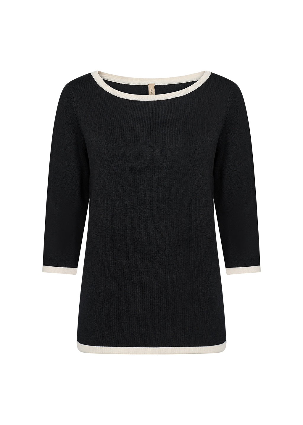Dollie Contrast Trim Knit Pullover