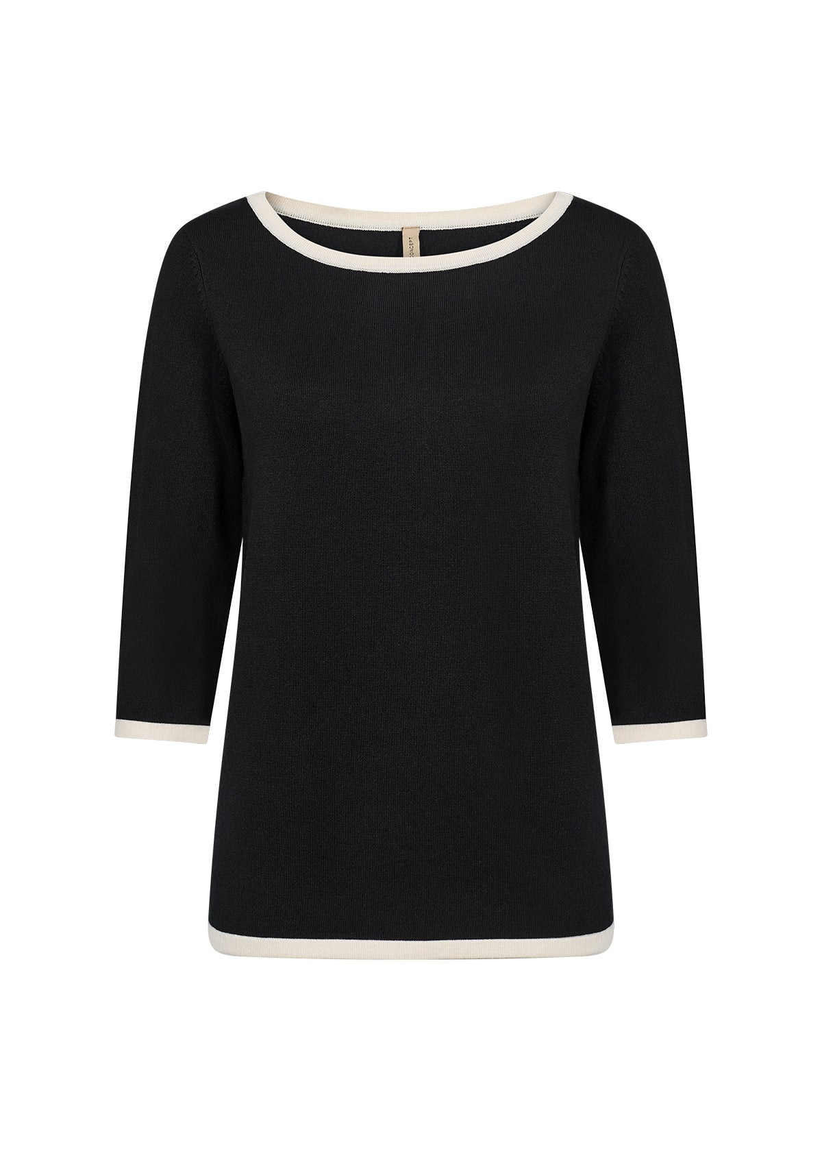 Dollie Contrast Trim Knit Pullover