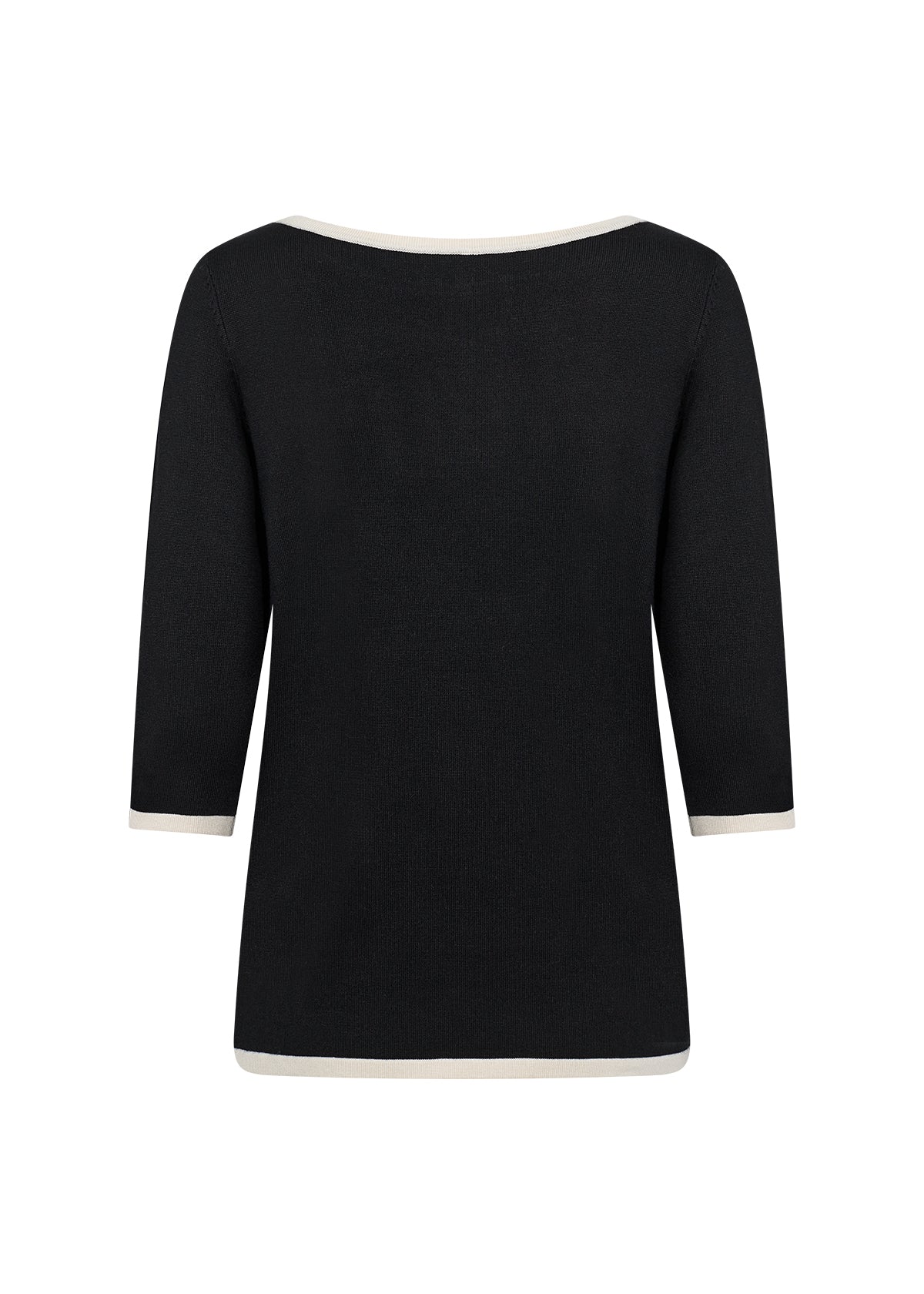 Dollie Contrast Trim Knit Pullover