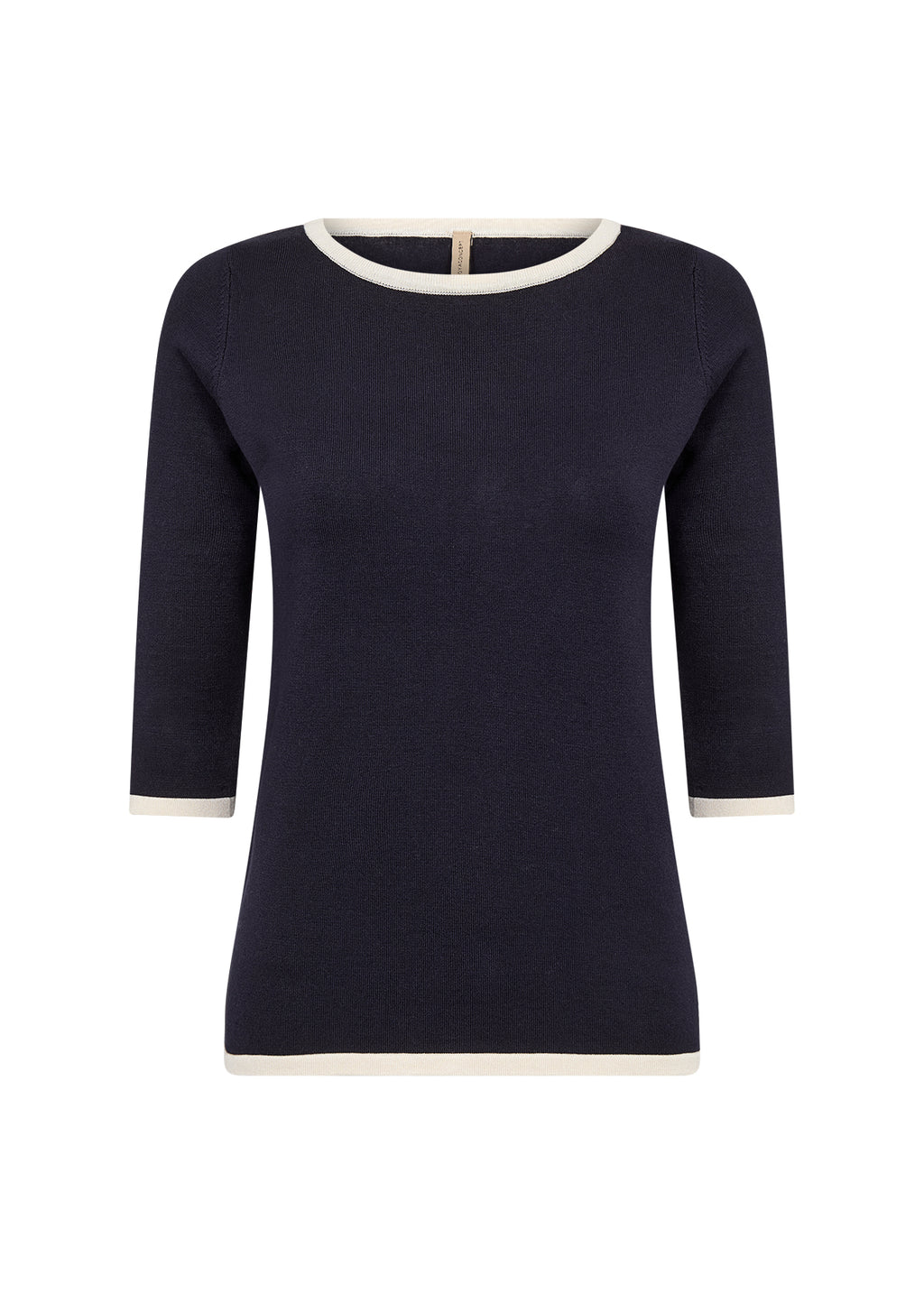 Dollie Contrast Trim Knit Pullover