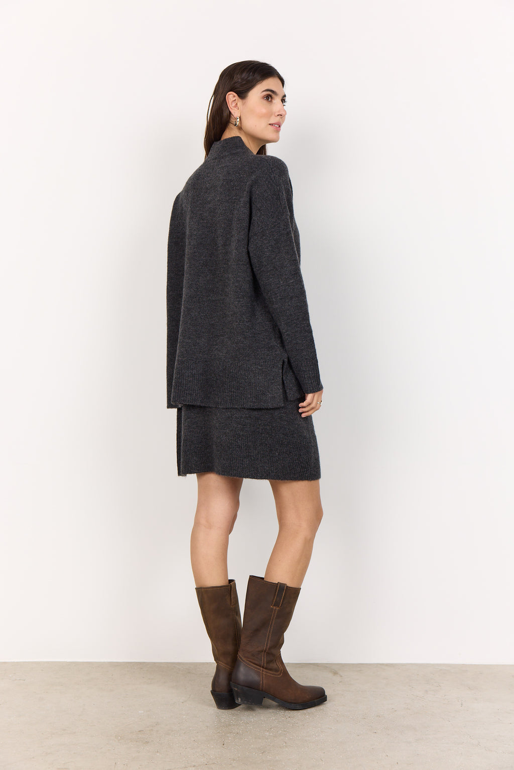 Nessie Relaxed Mock Neck Pullover