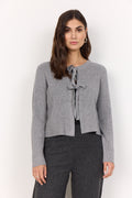 Kanita Ribbed Tie Front Cardigan