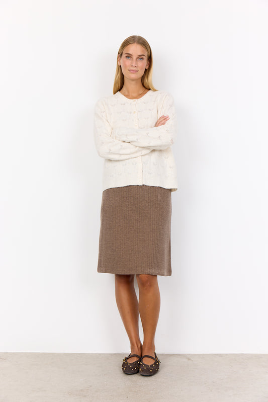 Delicate Textured Knit Cardigan