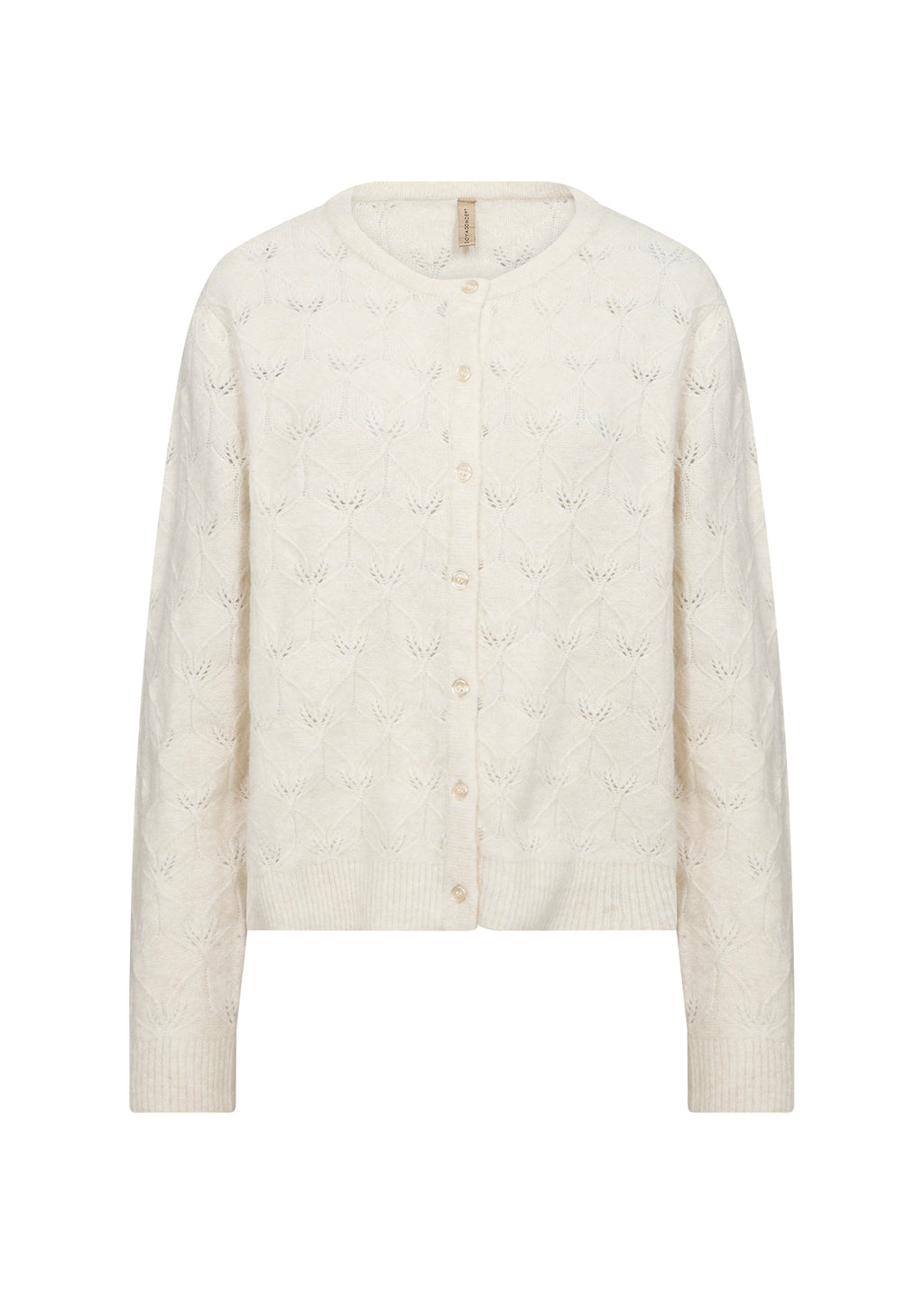 Delicate Textured Knit Cardigan