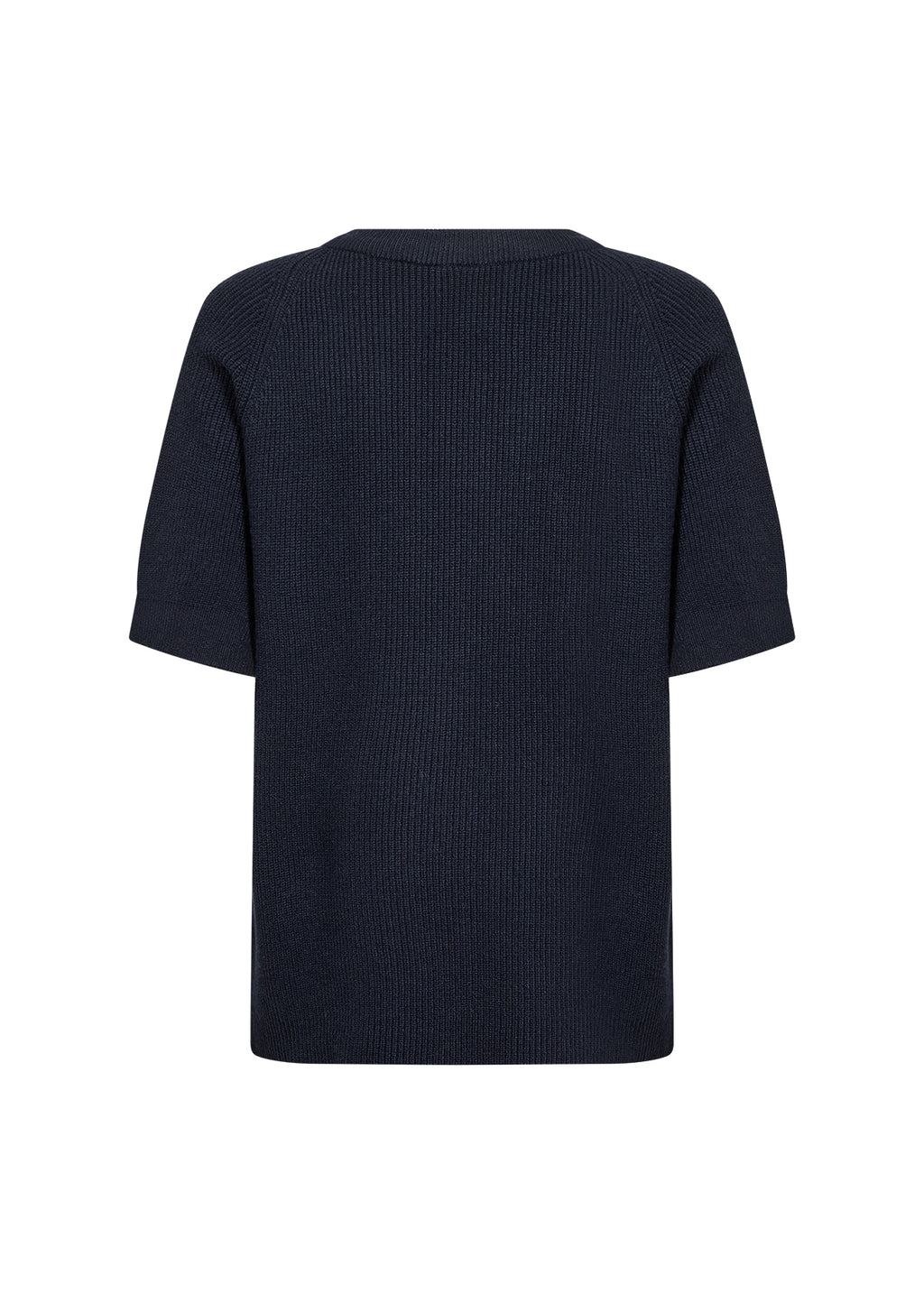 Kanita V-Neck Ribbed Knit T-Shirt