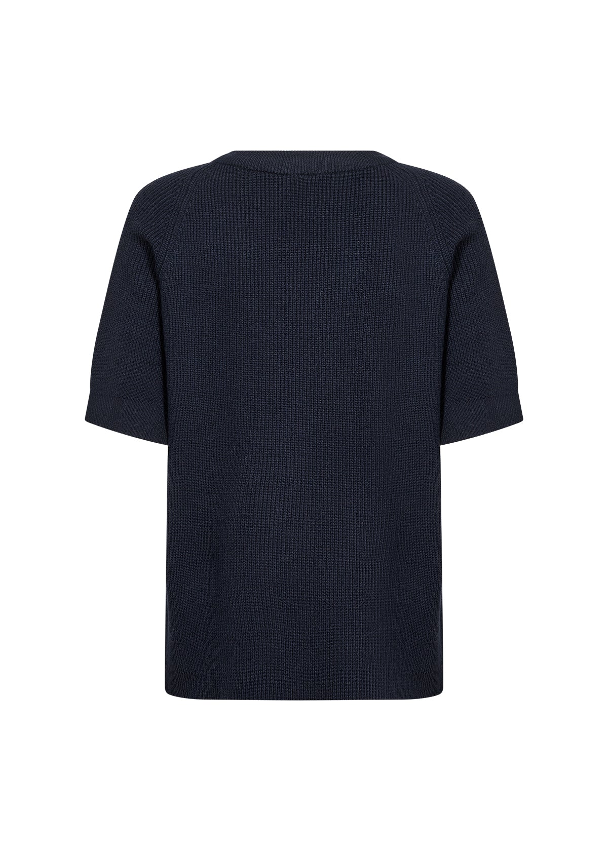 Kanita V-Neck Ribbed Knit T-Shirt