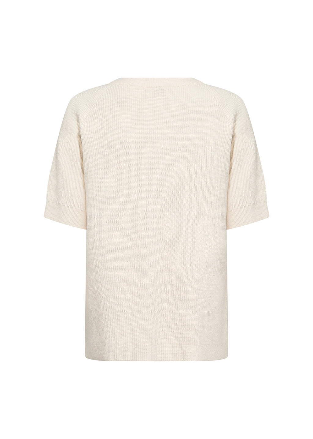 Kanita V-Neck Ribbed Knit T-Shirt
