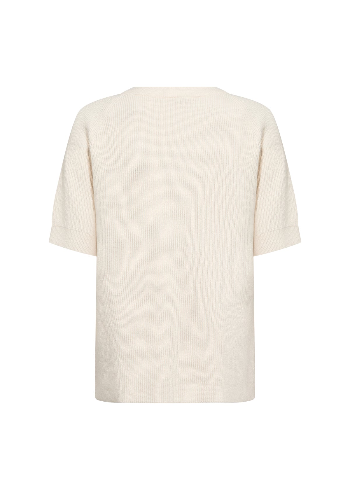 Kanita V-Neck Ribbed Knit T-Shirt