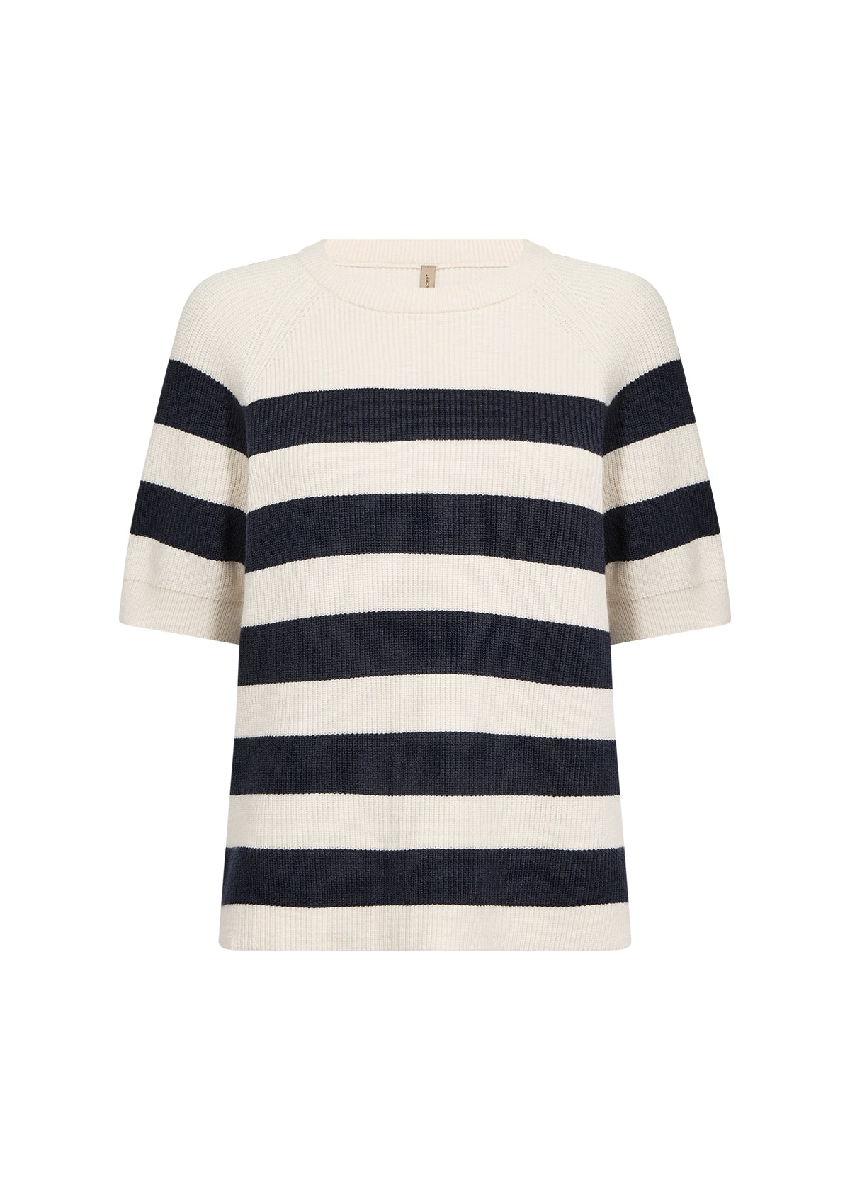 Kanita Striped Short Sleeve Knit Pullover