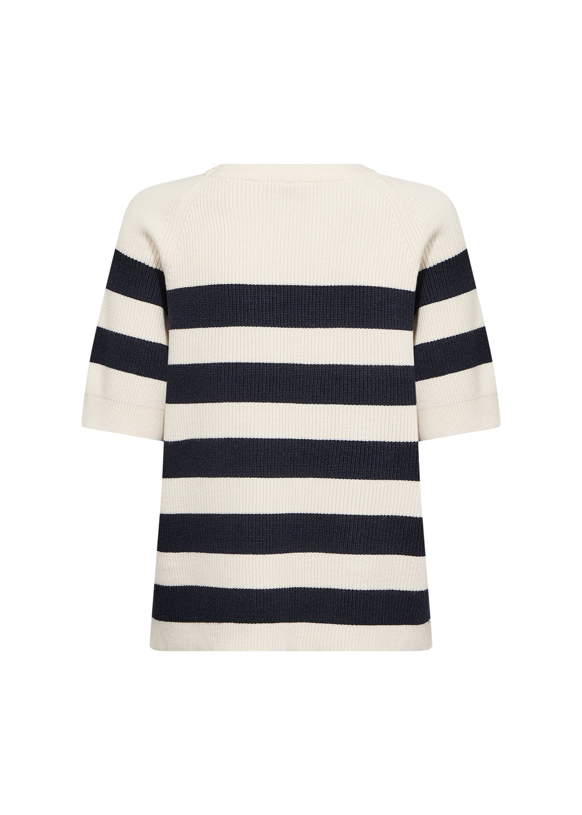 Kanita Striped Short Sleeve Knit Pullover