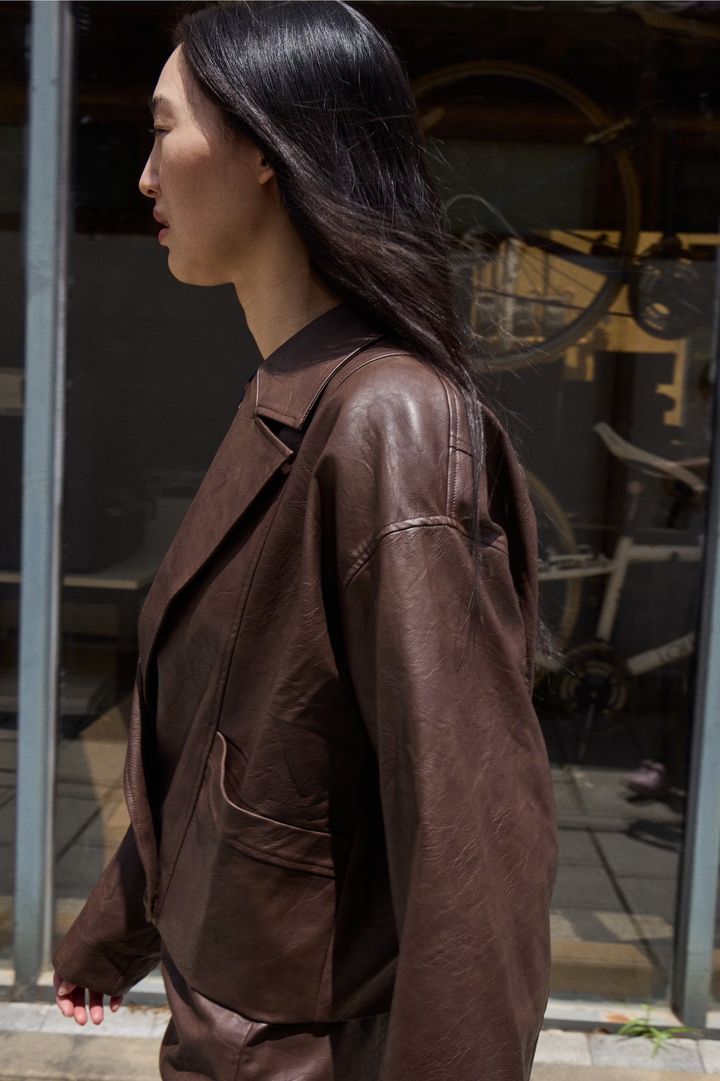 Kilavi Faux Leather Jacket