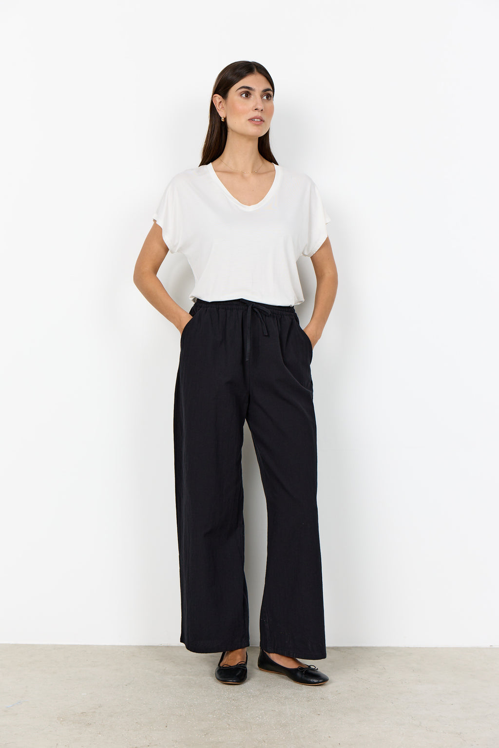 Cissie Cotton Loose Fit Pants