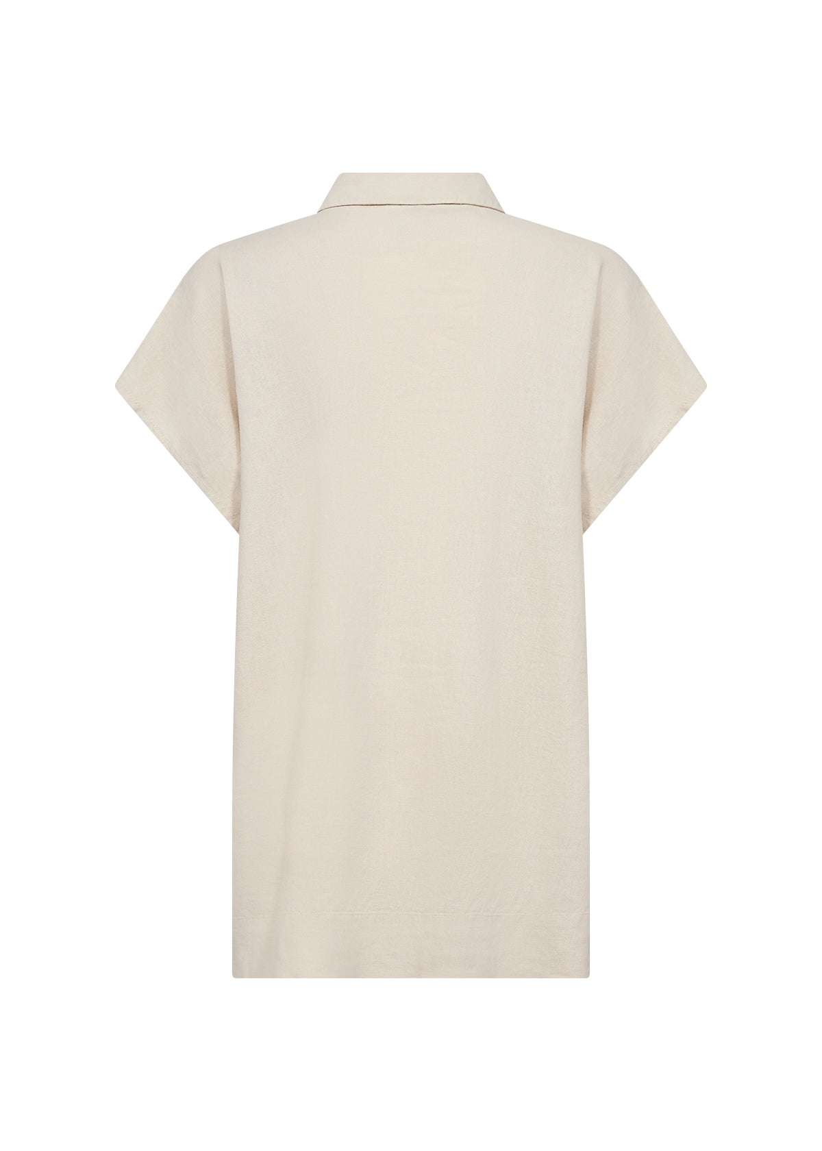 Ina Linen Blend Button-Up Shirt