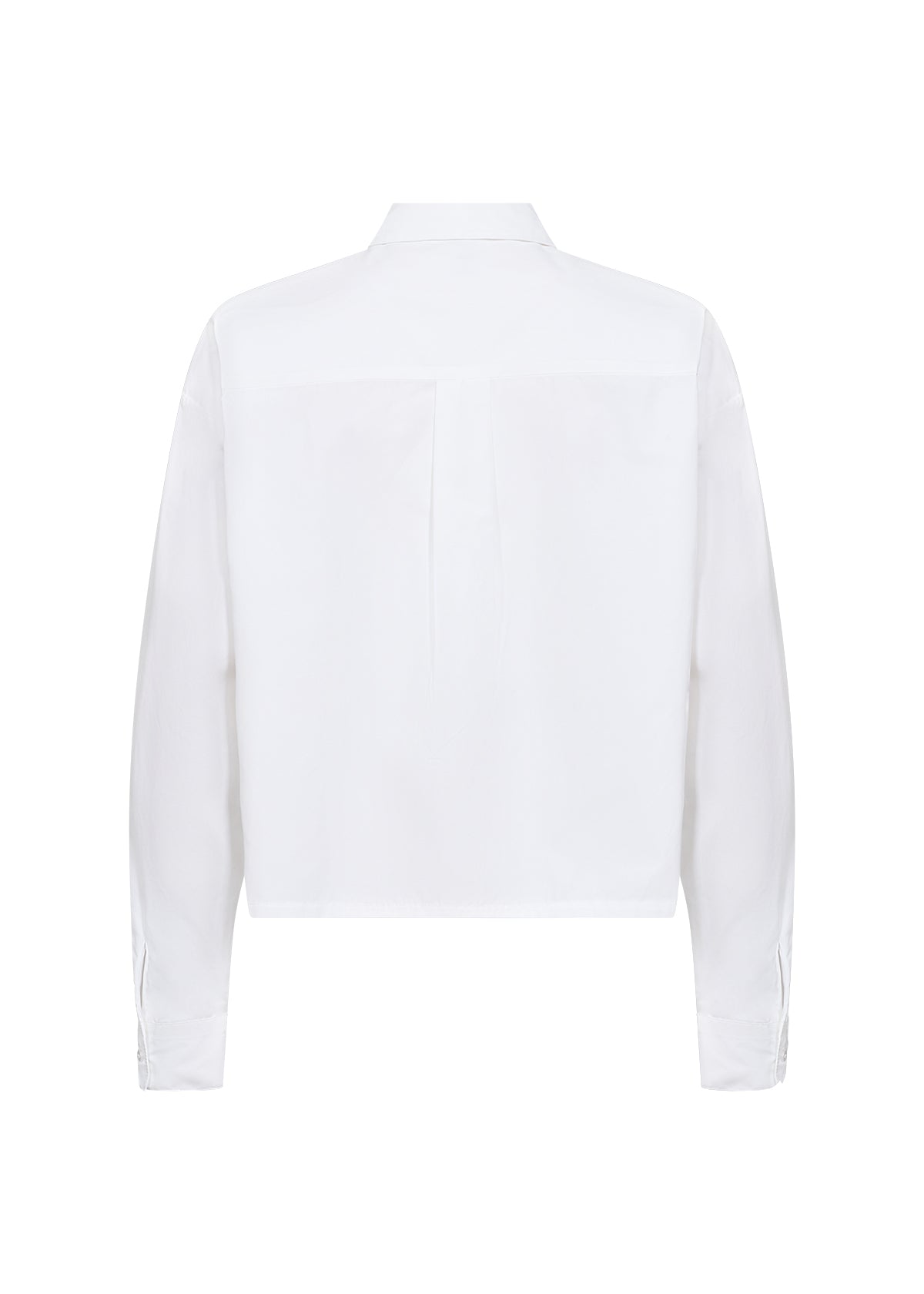 Netti Cropped Button-Up Shirt