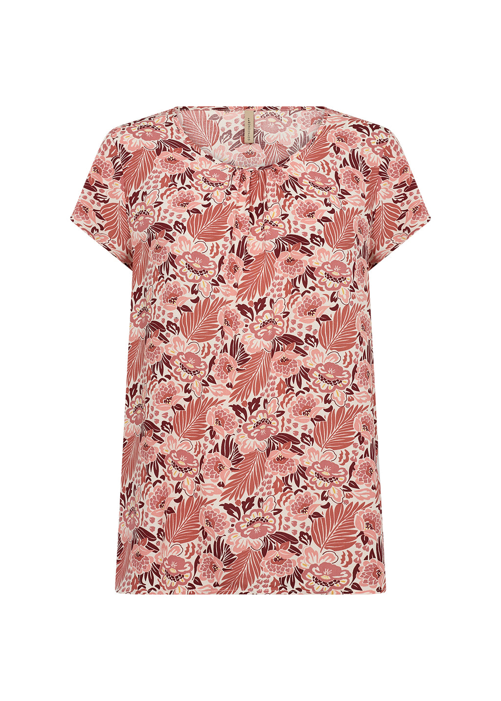 Pearl Short Sleeve Printed Blouse