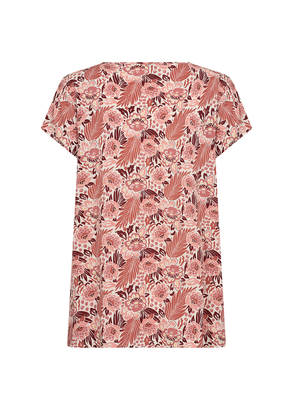 Pearl Short Sleeve Printed Blouse