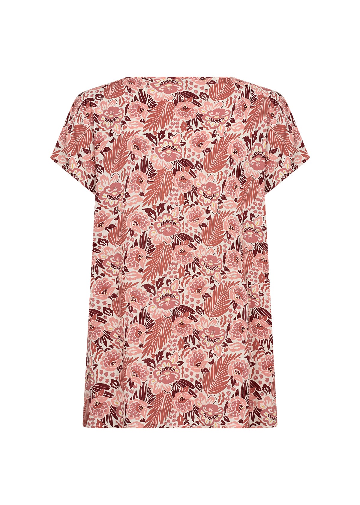 Pearl Short Sleeve Printed Blouse