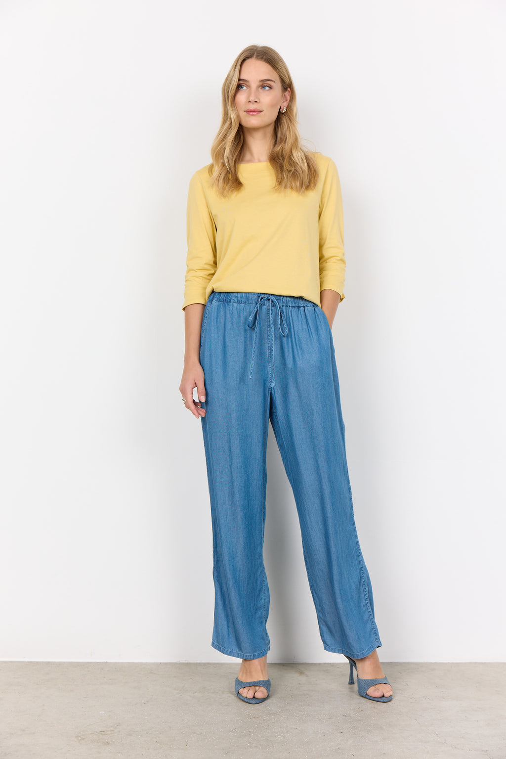 Liv Soft Denim Drawstring Pant