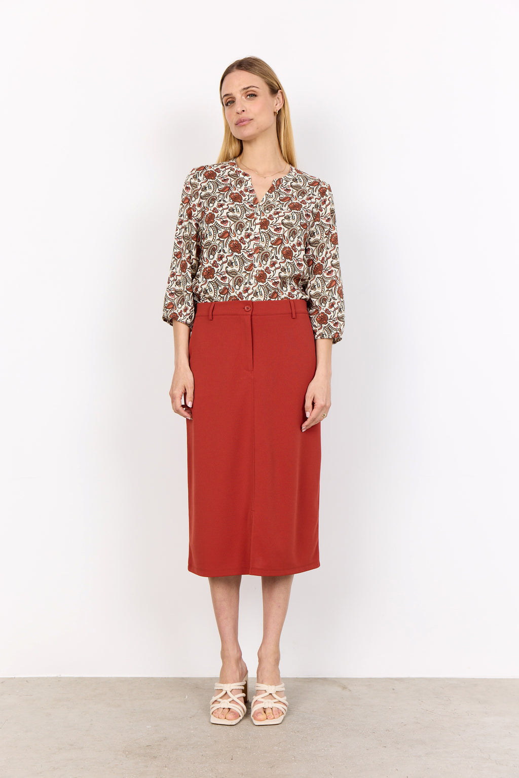 Samea Floral Print Blouse