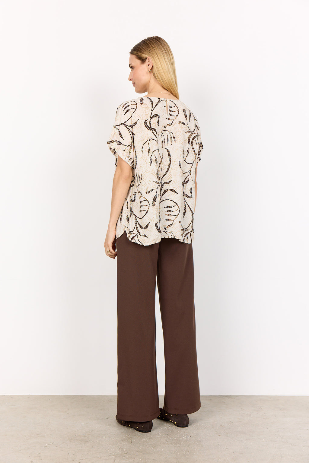 Sabira Mosaic Print Blouse