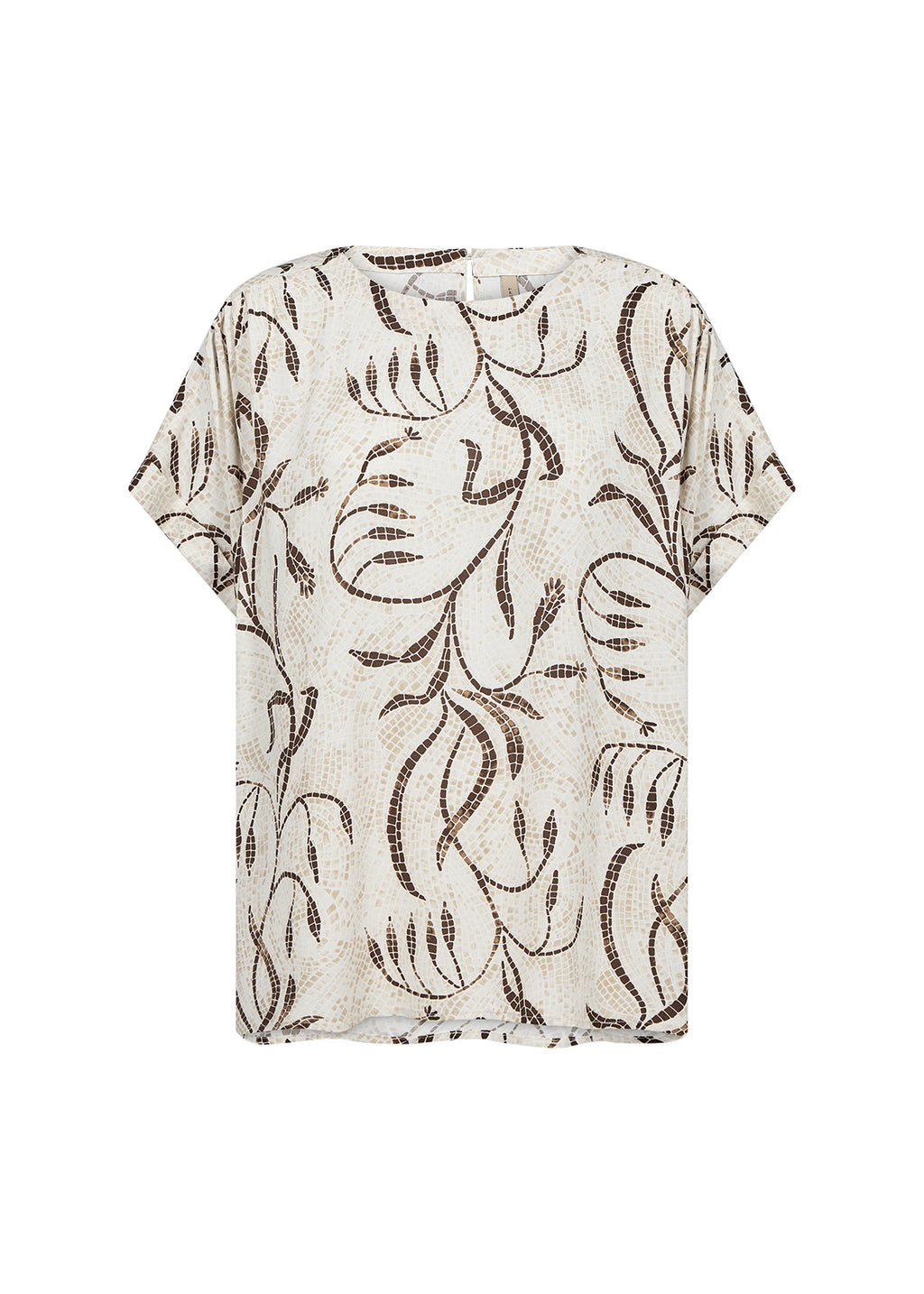 Sabira Mosaic Print Blouse