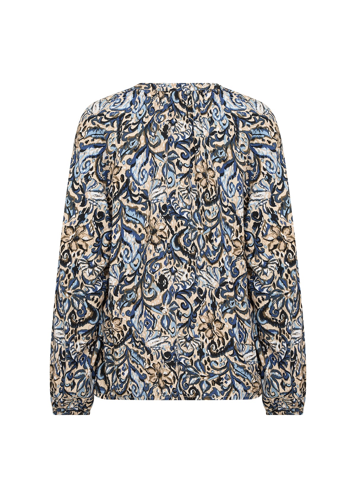 Vava Intricate Print V-Neck Blouse