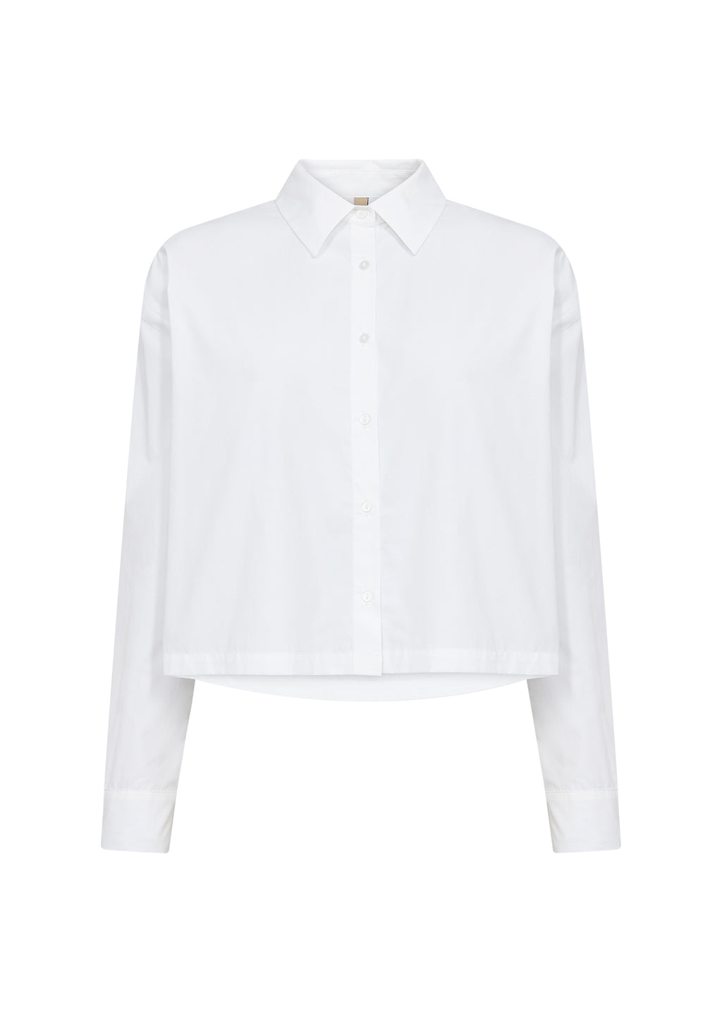 Netti Cropped Button-Down Shirt