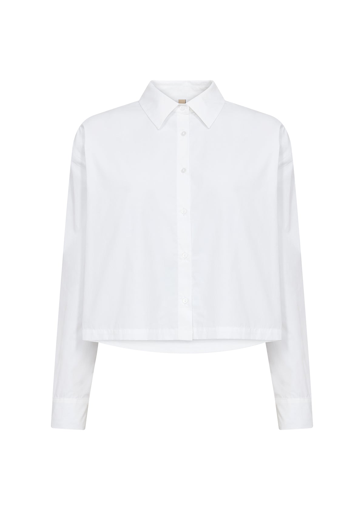 Netti Cropped Button-Down Shirt