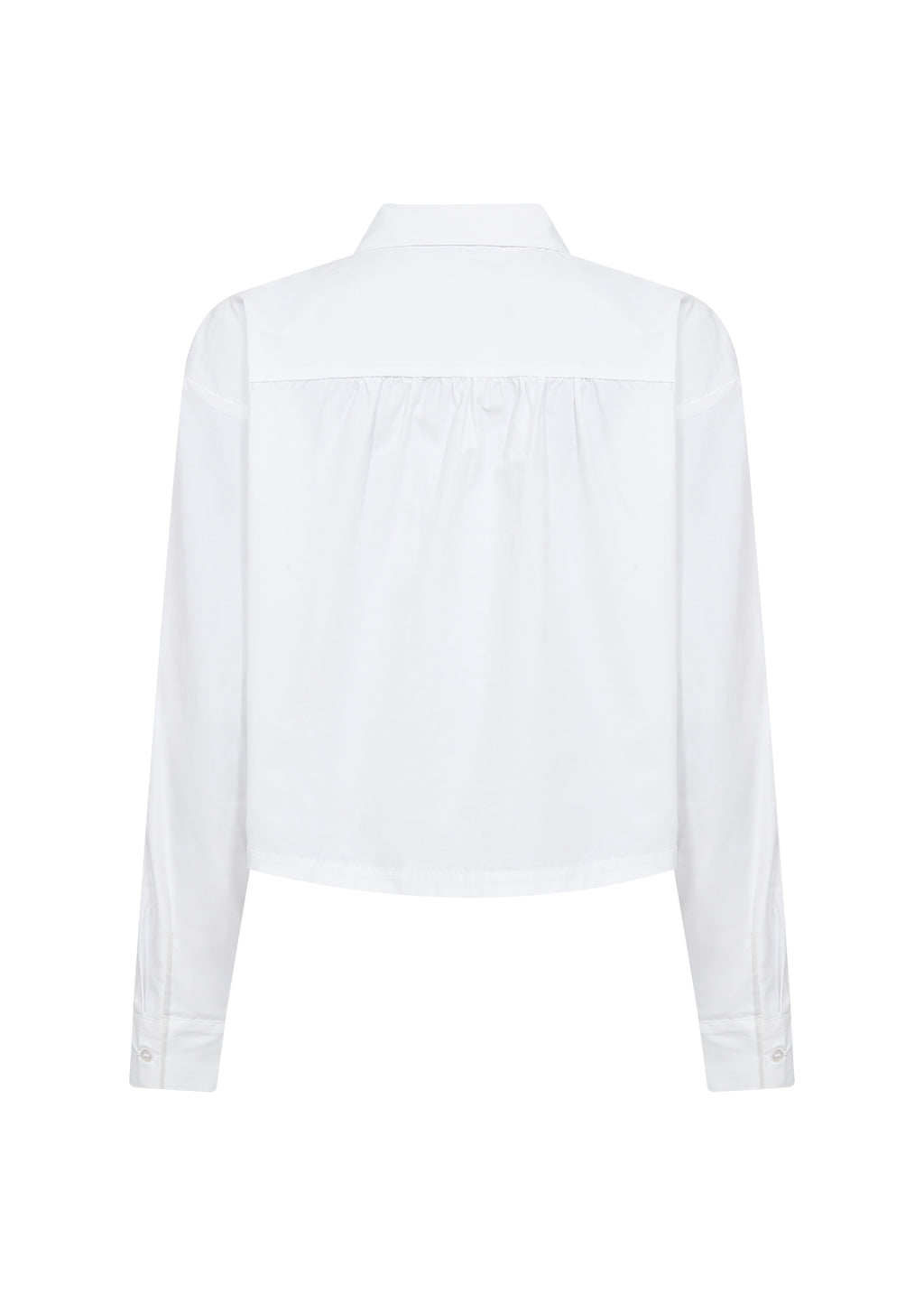 Netti Cropped Button-Down Shirt