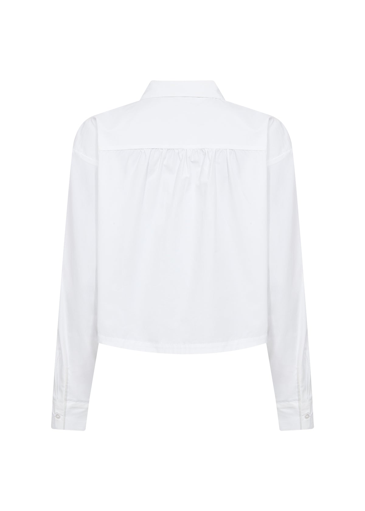 Netti Cropped Button-Down Shirt
