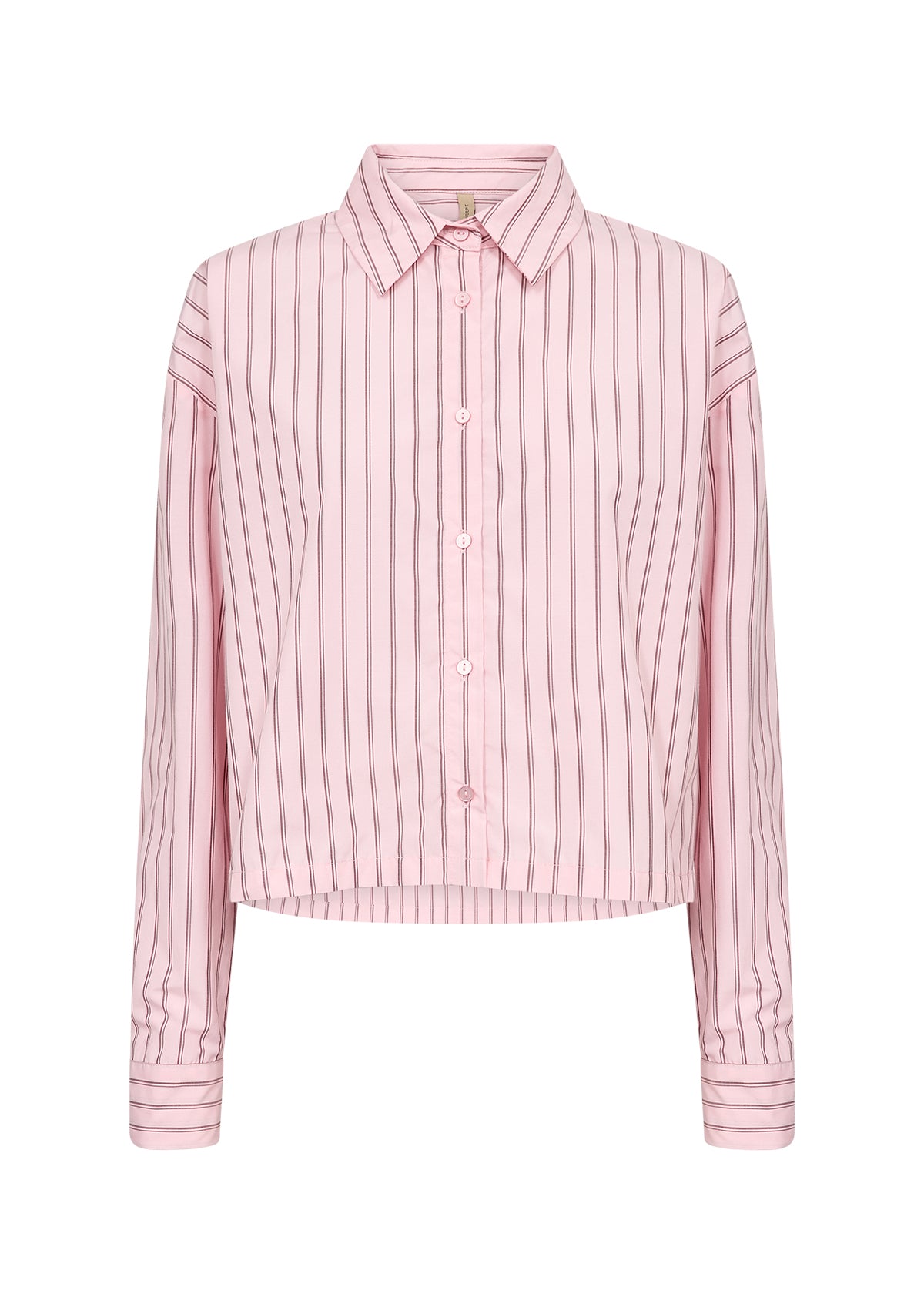 Bardot Striped Button-Down Blouse