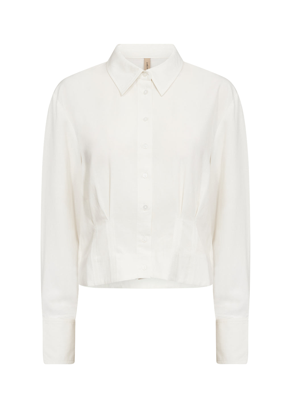Cala Pleat Detail Button-Up Shirt