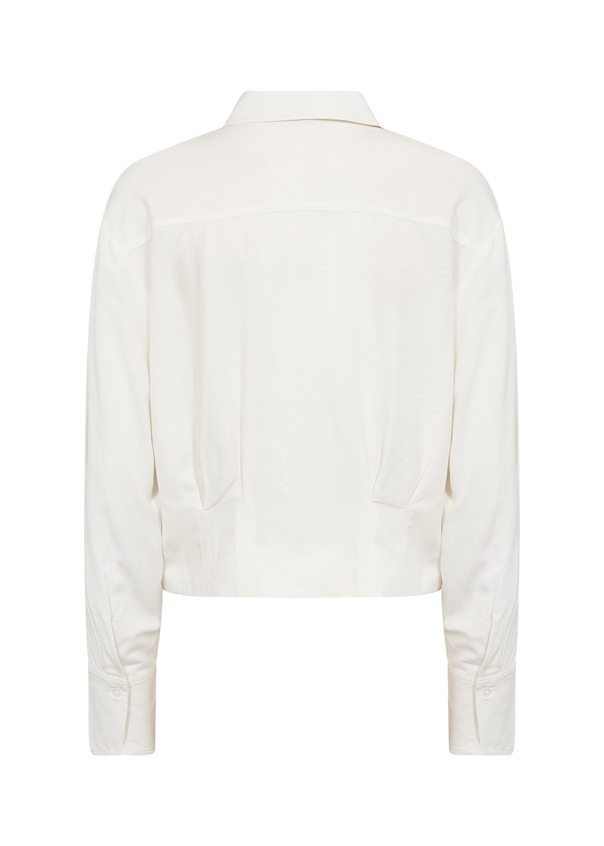 Cala Pleat Detail Button-Up Shirt