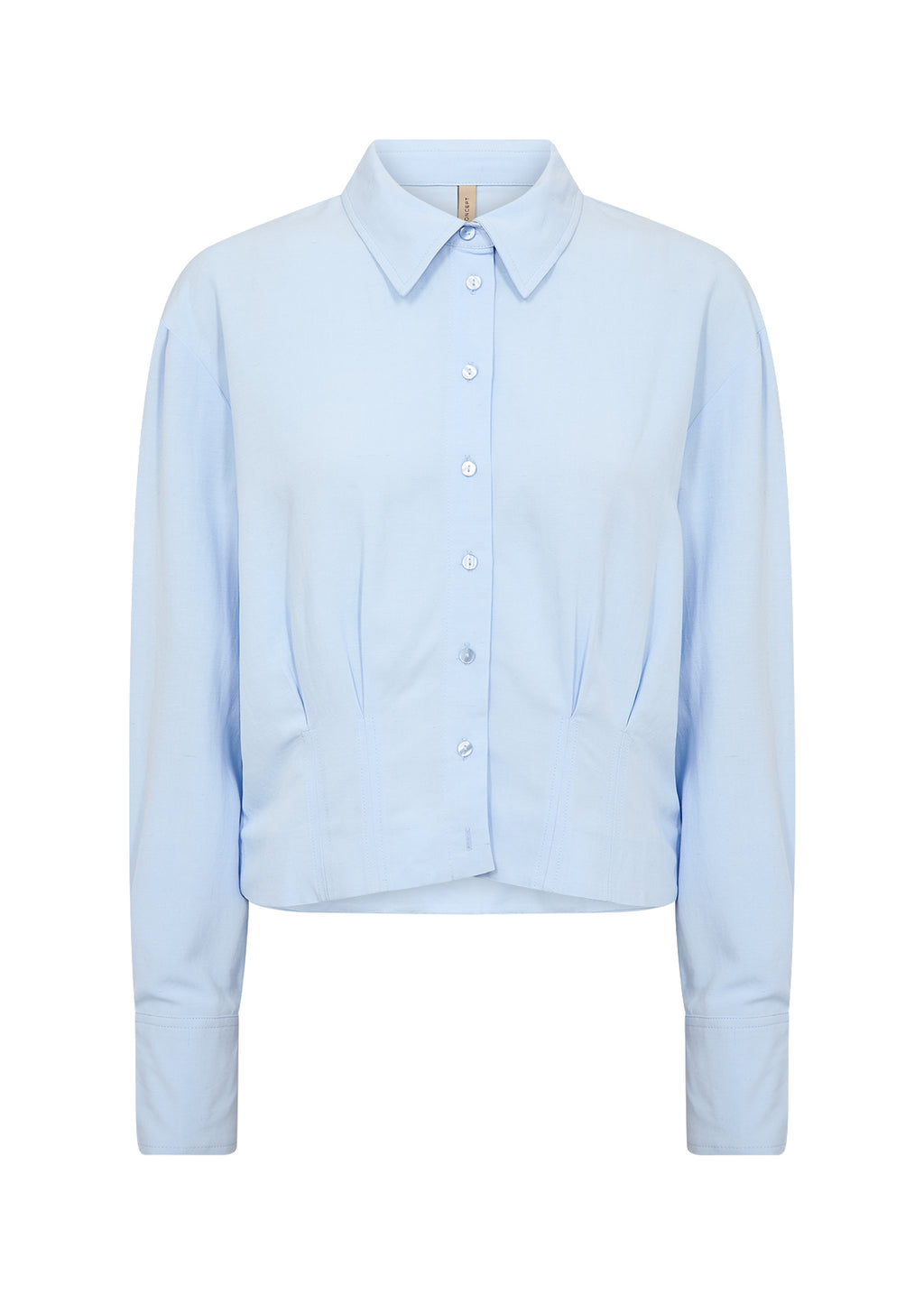 Cala Pleat Detail Button-Up Shirt