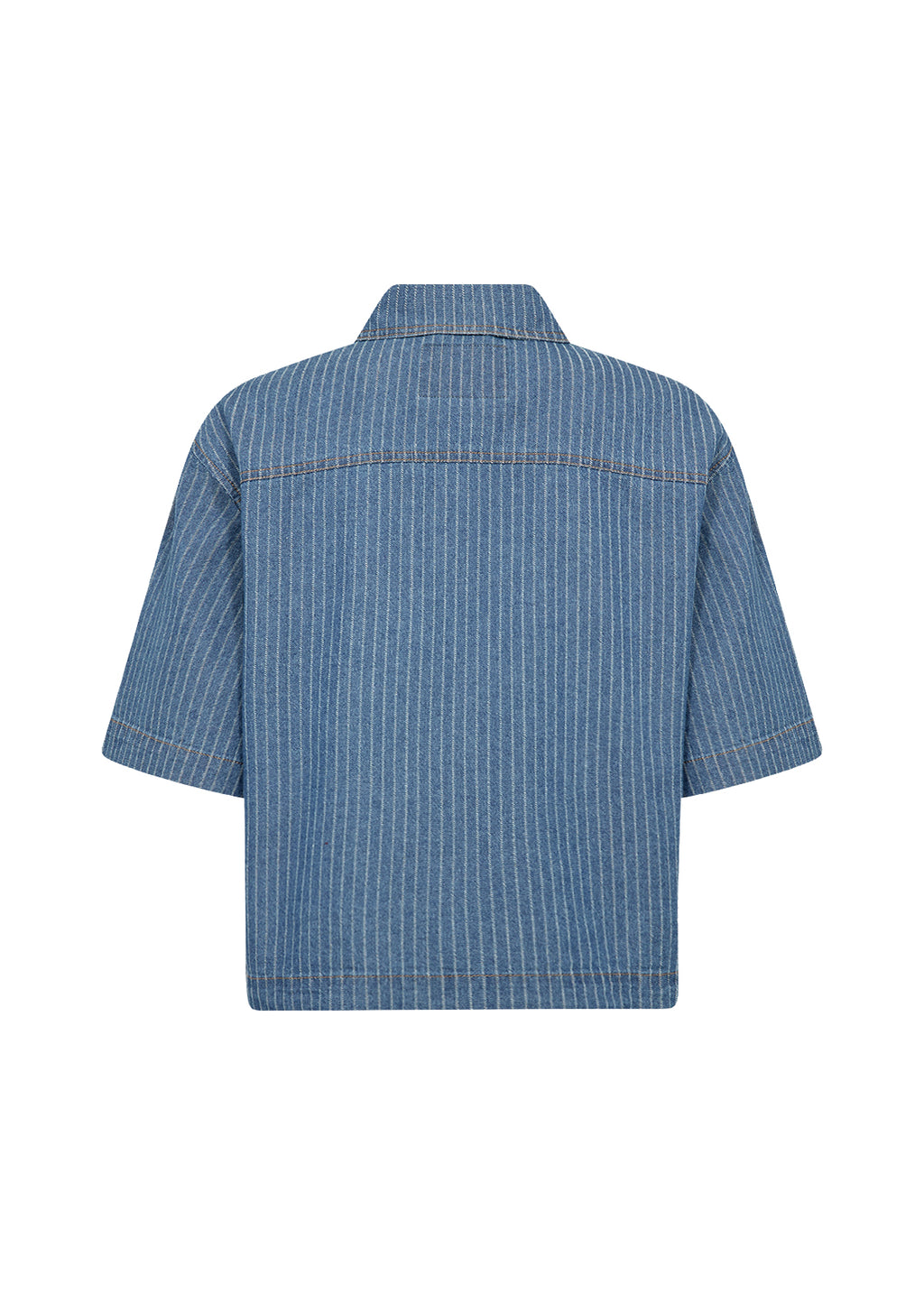 Caisho Pinstripe Denim Shirt