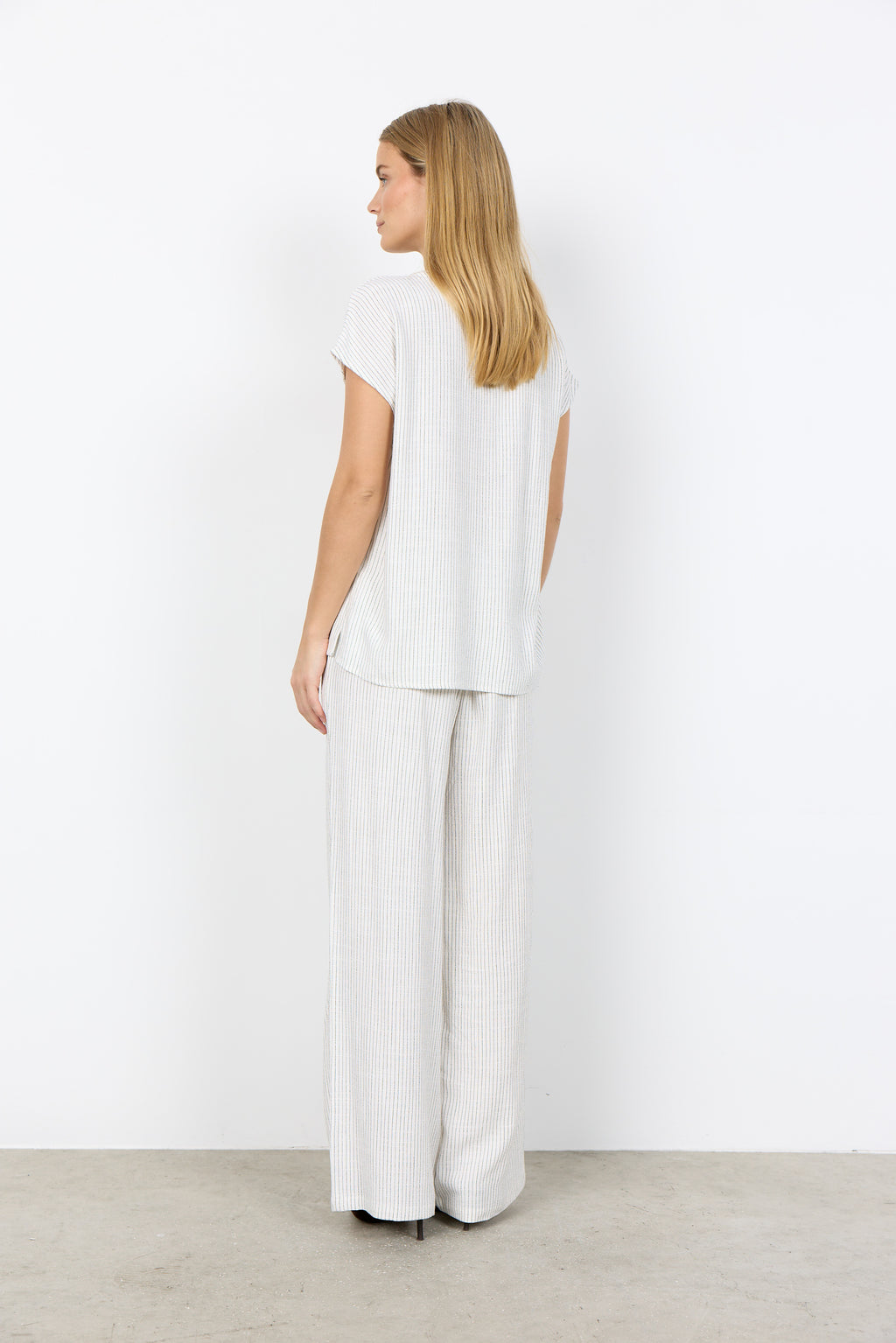 Cannie V-Neck Striped T-Shirt