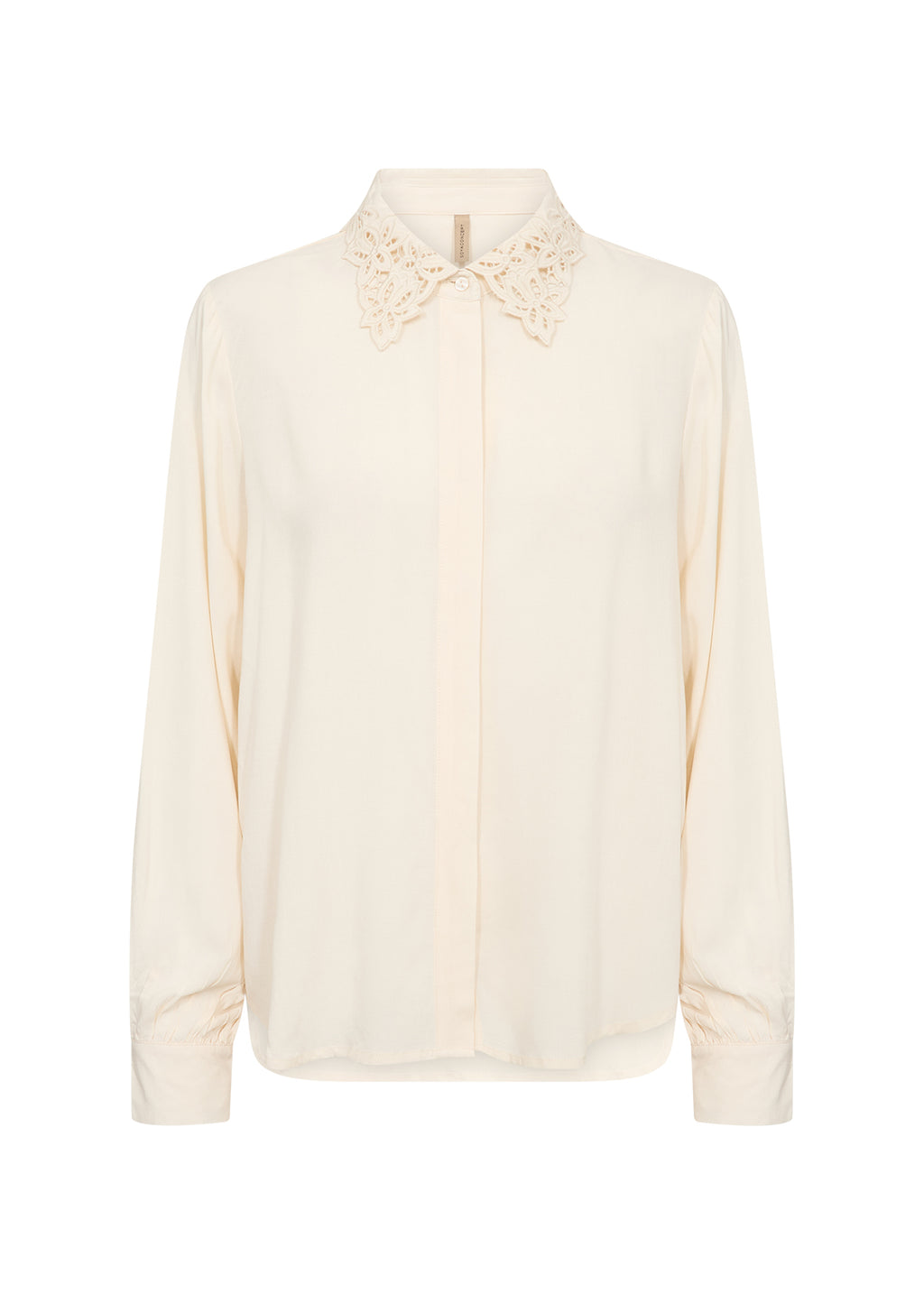 Radia Lace Collar Long Sleeve Blouse